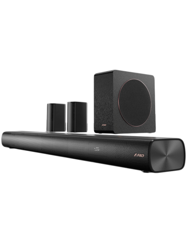 Bluetooth колонка F HT-500DA 5.1 Wireless Soundbar, Atmos/Dolby, 190W, Touch buttons, black
