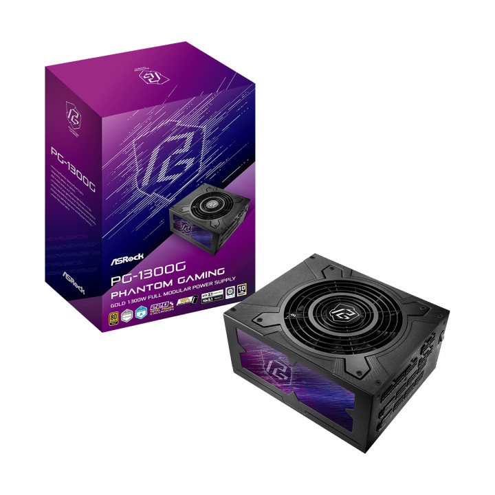 Модулно захранване Asrock PG-1300G, 1300W, 80 Plus Gold, Fully Modular PSU, ATX 3.1