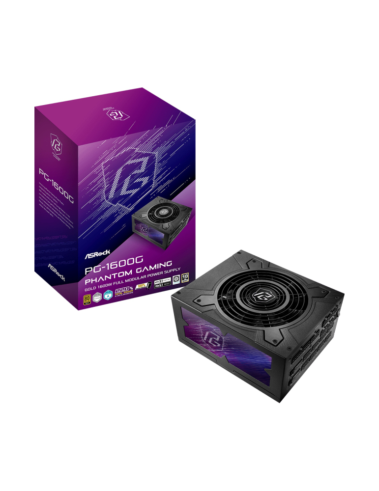 Модулно захранване Asrock PG-1600G, 1600W, 80 Plus Gold, ATX 3.1