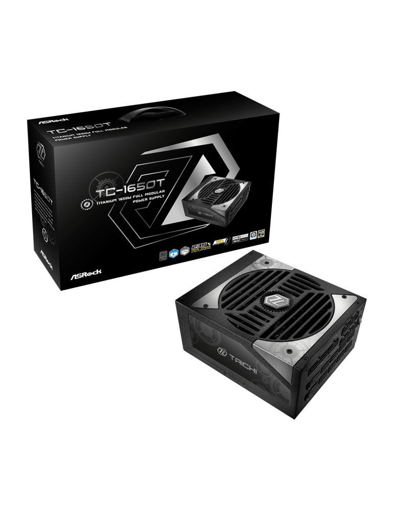 Модулно захранване Asrock TC-1650T, 1650W, 80 Plus Titanium, ATX 3.1