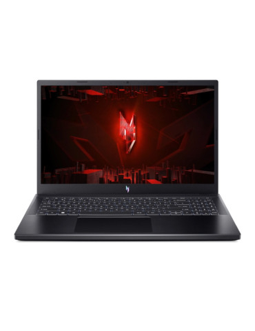 Лаптоп Acer Nitro V15, ANV15-51-98T8, Intel Core 9-13900H, 15.6" FHD  IPS 165Hz, 16GB DDR5 RAM, 1TB SSD, GeForce RTX 4060 6GB GDDR6, LAN, KB Backlit, No OS, Black - NH.QQEEX.00C