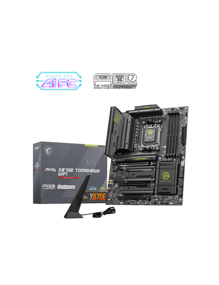 Дънна платка MSI MAG X870E TOMAHAWK WIFI, AM5 - 911-7E59-002