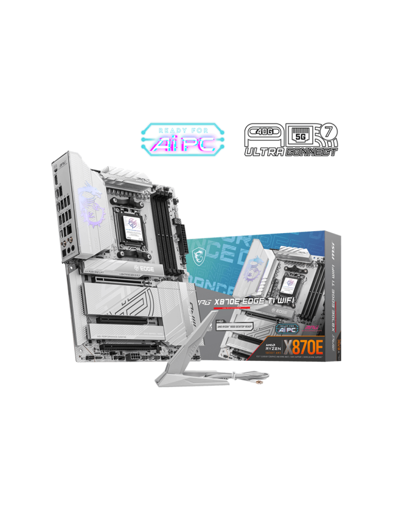 Дънна платка MSI MPG X870E EDGE TI WIFI, AM5 - 911-7E59-001