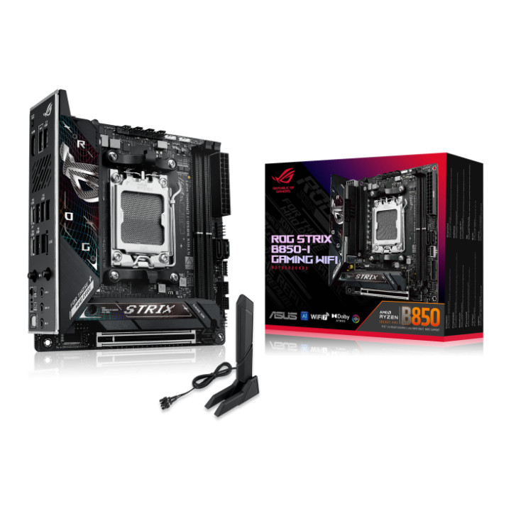 Дънна платка Asus ROG STRIX B850-I GAMING WIFI 7 Mini-ITX, AM5 - 90MB1K30-M0EAY0