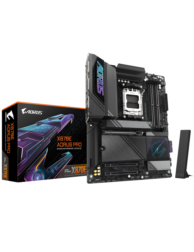 Дънна платка Gigabyte X870E AORUS PRO WIFI 7, AM5 - X870E AORUS PRO