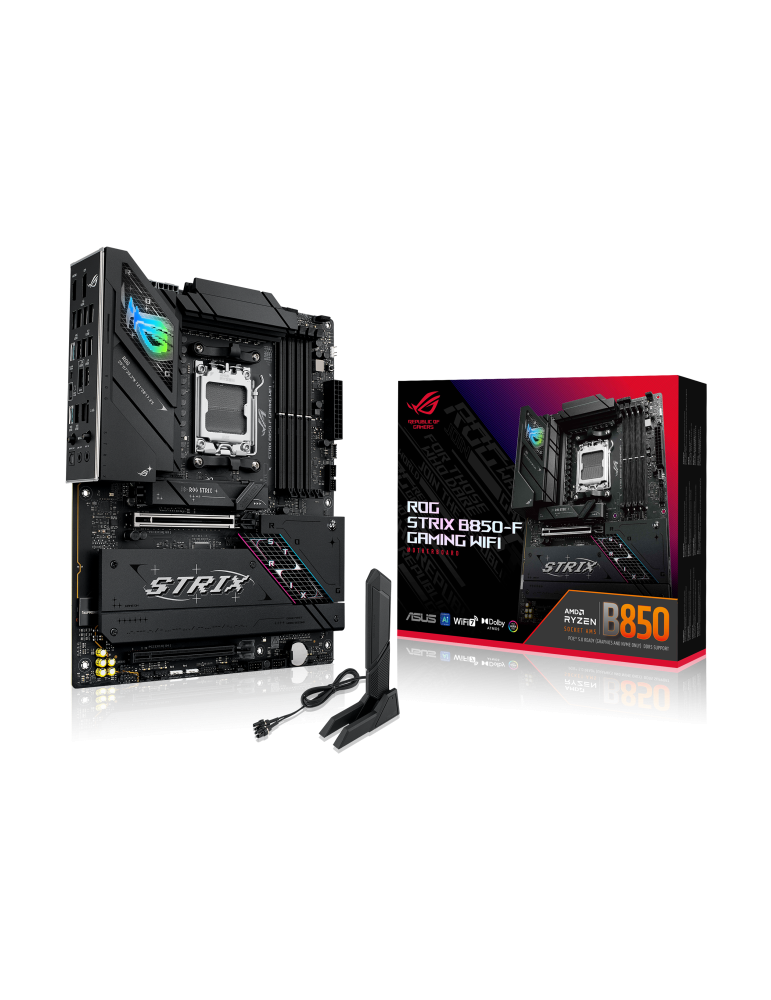 Дънна платка Asus ROG STRIX B850-F GAMING WIFI 7, AM5 - 90MB1J70-M0EAY0