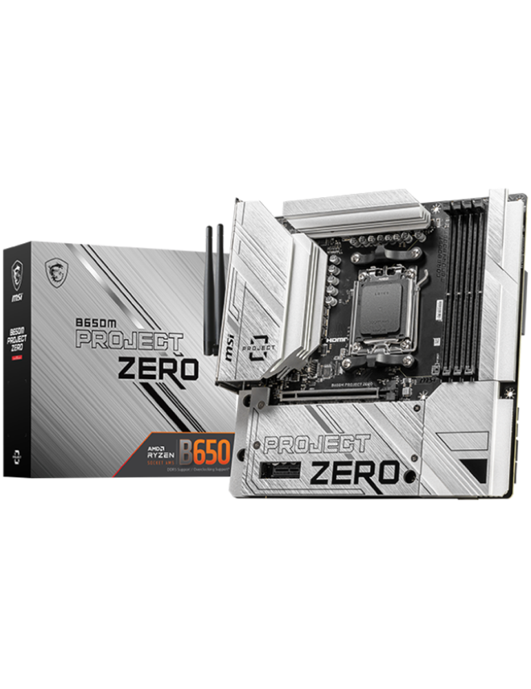 Дънна платка MSI B650M PROJECT ZERO, mATX, AM5