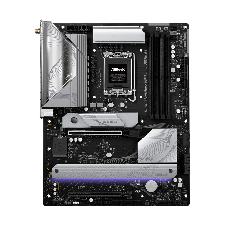 Дънна платка AsRock B860 LiveMixer WIFI 6E, LGA1851
