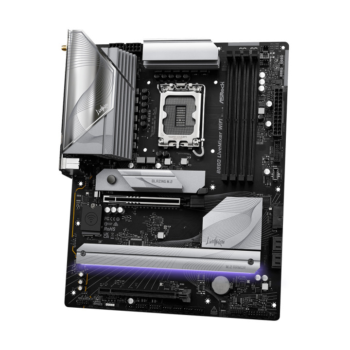 Дънна платка AsRock B860 LiveMixer WIFI 6E, LGA1851