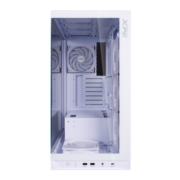 Кутия за компютър Adata XPG INVADER X BTF MT WHITE - INVADERXBTFMT-WHCWW