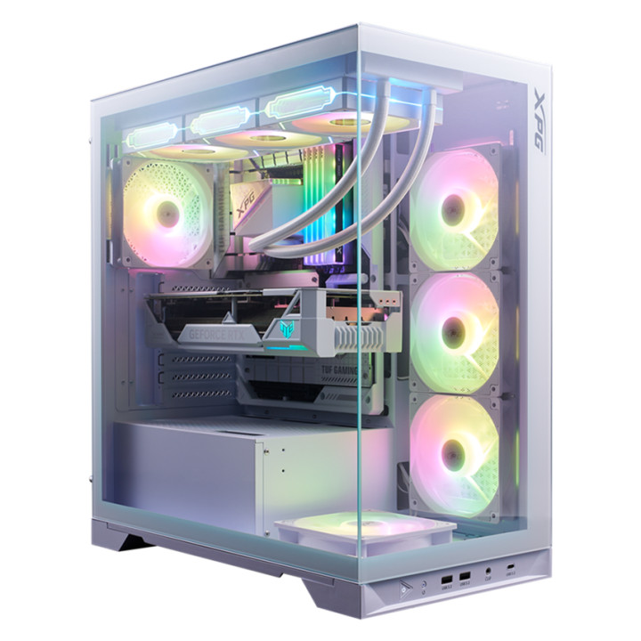 Кутия за компютър Adata XPG INVADER X BTF MT WHITE - INVADERXBTFMT-WHCWW
