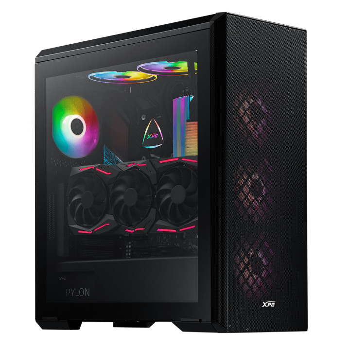 Кутия за компютър Adata XPG DEFENDER BLACK - DEFENDER-BKCWW