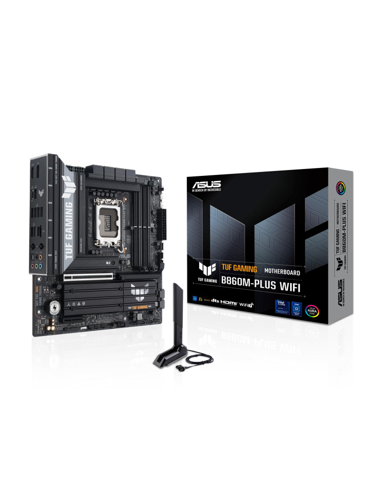 Дънна платка Asus TUF GAMING B860-PLUS WIFI DDR5, LGA1851 - 90MB1JL0-M0EAY0