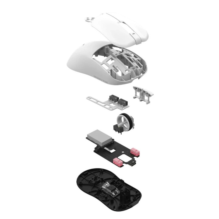 Професионална безжична геймърска мишка VGN F1 PRO MAX DRAGONFLY - 1K (4K compatible), Kailh Black Gold Mamba Switches, White - F1-PRO-MAX-DRAGONFLY