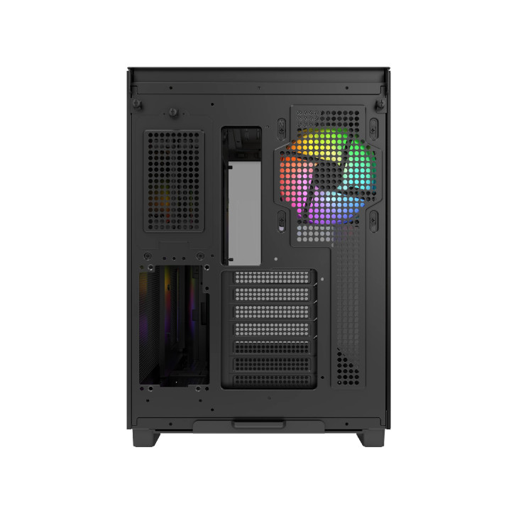 Кутия за компютър Montech KING 65 Pro, Dual Chamber Mid-tower Case, 3 ARGB Fans, Black - MONTECH-KING-65-PRO-B