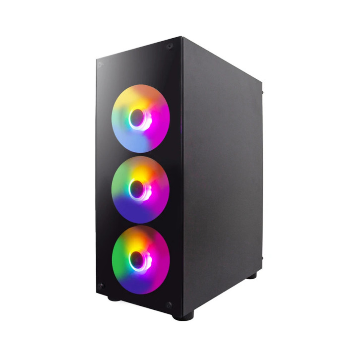 Кутия за компютър 1stPlayer Fire Dancing V3-B RGB, ATX, 4бр включени вентилатора - V3-B-4F1
