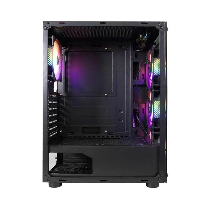 Кутия за компютър 1stPlayer Fire Dancing V3-B RGB, ATX, 4бр включени вентилатора - V3-B-4F1