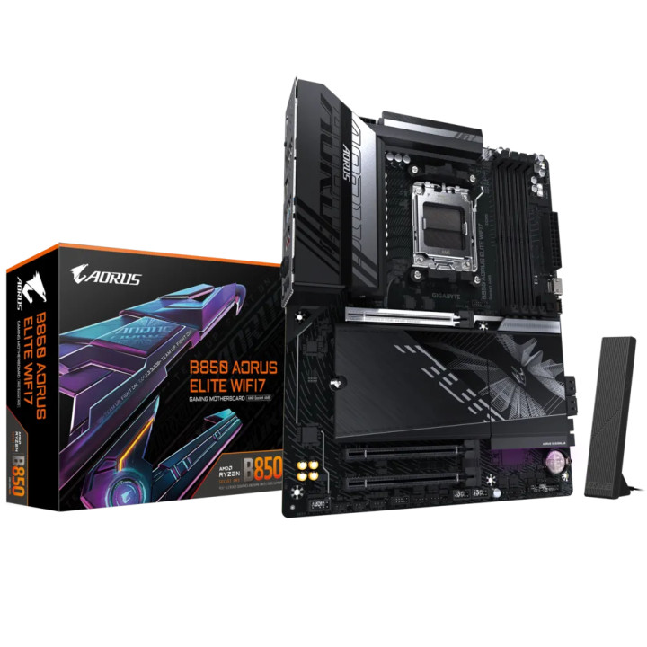 Дънна платка Gigabyte B850 AORUS ELITE WIFI7, AM5 - B850 A ELITE WF7