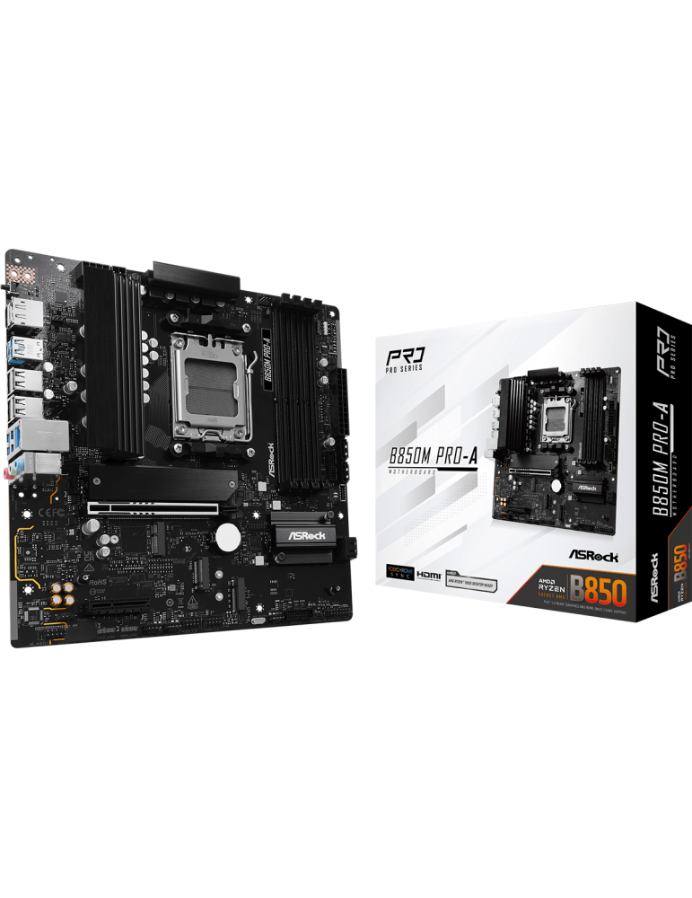Дънна платка AsRock B850M PRO-A, AM5