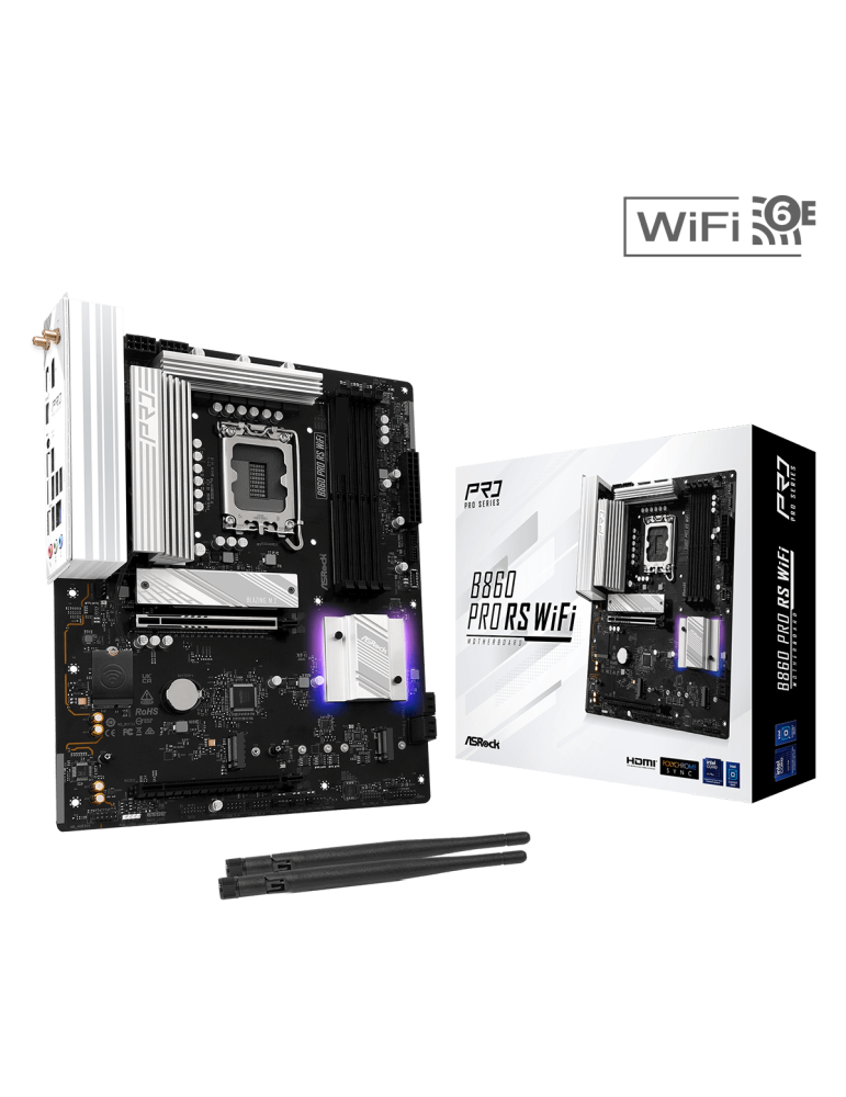 Дънна платка AsRock B860 PRO RS WIFI, LGA1851
