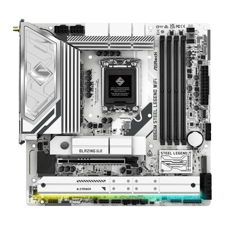 Дънна платка AsRock B860M STEEL LEGEND WIFI, LGA1851