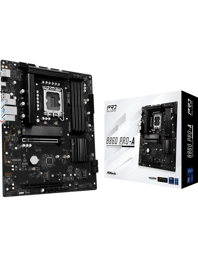 Дънна платка AsRock B860 PRO-A, LGA1851