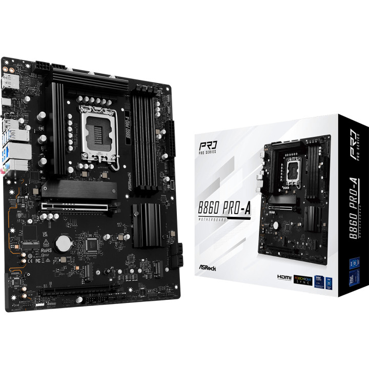 Дънна платка AsRock B860 PRO-A, LGA1851