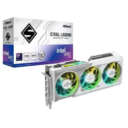 Видео карта Asrock Intel Arc B580 Steel Legend 12GB OC - B580 SL 12GO