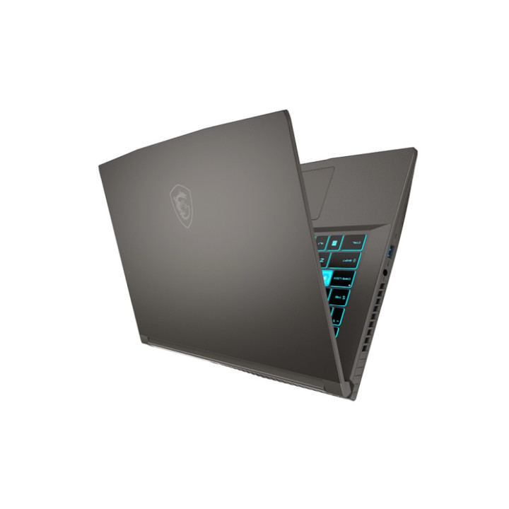 Лаптоп MSI Thin 15 B12UC, Intel i5-12450H, 15.6" FHD 144Hz IPS, 8GB RAM, 512GB SSD, GeForce RTX 3050 4GB GDDR6, WiFi 6E, BT5.3, Single Backlit KBD Blue, NO OS - 9S7-16R831-2653
