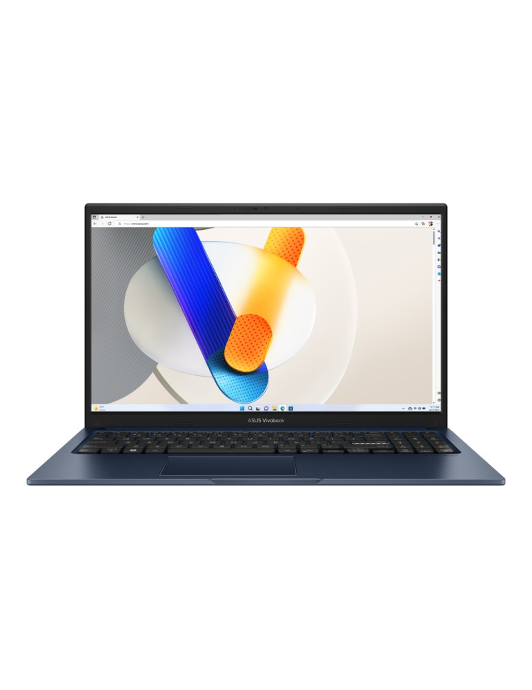 Лаптоп Asus Vivobook X1504VA-BQ1647, Intel Core i5-1334U, 15.6" FHD, 16GB RAM, 512GB SSD, No OS, Quiet Blue - 90NB10J1-M02UK0