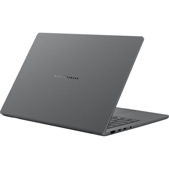Лаптоп Asus Zenbook UX3407RA-QD026X, Snapdragon X Elite X1E 78 100, 14" OLED (1920 x 1200), 32GB RAM, 1TB SSD, Win 11 Pro, Iceland Gray - 90NB16G2-M002R0