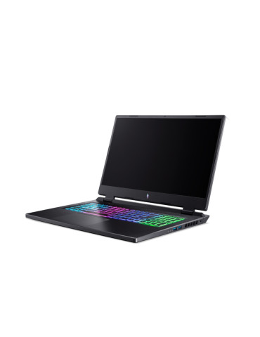Лаптоп Acer Nitro 17, AN17-42-R9QJ, AMD Ryzen 7 8845HS, 17.3" QHD (2560x1440) IPS 165Hz, 16 GB DDR5 RAM, 1TB SSD, GeForce RTX 4070 8GB GDDR6, Wifi 802.11AX, BT 5.3, No Os - NH.QSCEX.00A