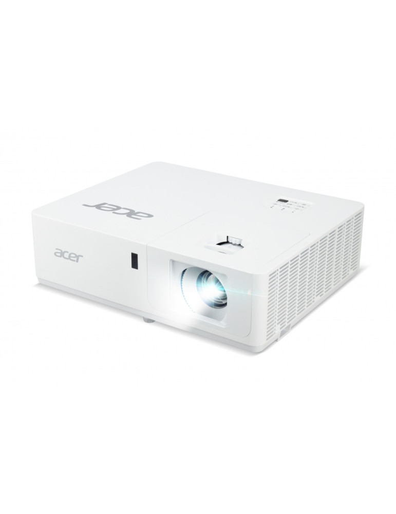 Проектор Acer PL6610T, DLP, WUXGA (1920x1200), 2 000 000:1, 360' projection, 5500 ANSI Lumens, Laser, Lamp life 20000 hours, HDMI 2.0/MHL, VGA, RCA, Audio, RS232, DC Out (5V/1.5A, USB Type A), HDBaseT(RJ45), 2 x Speaker 10W, 6kg, White - MR.JR611.001