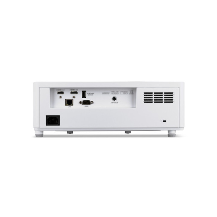 Проектор Acer PL6520, Laser, DLP, 1080p(1920x1080), 50 000:1, 360' projection, 6000 ANSI Lumens, Lamp life 20000 hours, 2* HDMI, Lens Shift (V), Audio x 1, RS232, DC Out (5V/1.5A, USB Type A), RJ45, USB (Type A), 2 x Speaker 15W, White - MR.JXH11.001