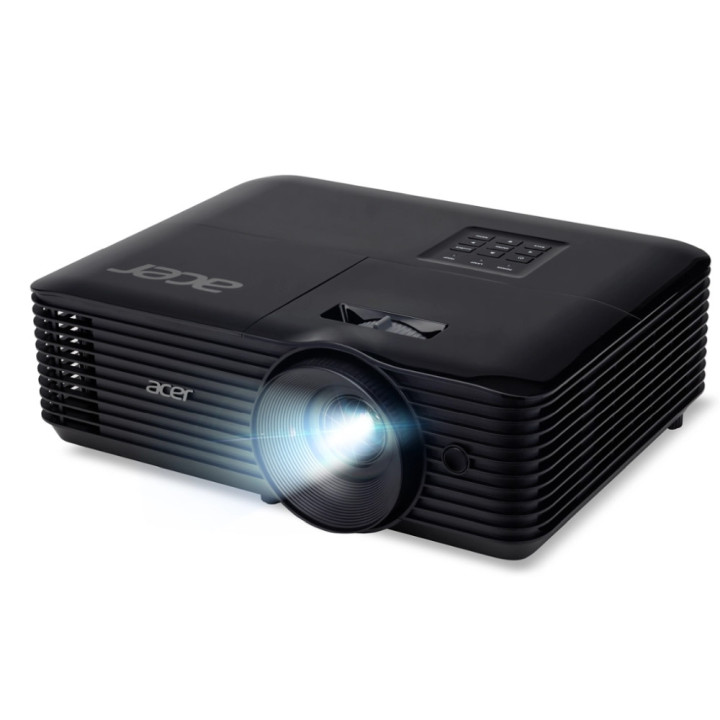 Проектор Acer X1228i, DLP, XGA (1024x768), 4800 ANSI Lm, 20 000:1, 3D, Auto keystone, HDMI, WiFi, VGA in, USB, RCA, RS232, Audio in/out, DC Out (5V/1A), 3W Speaker, Black - MR.JTV11.001