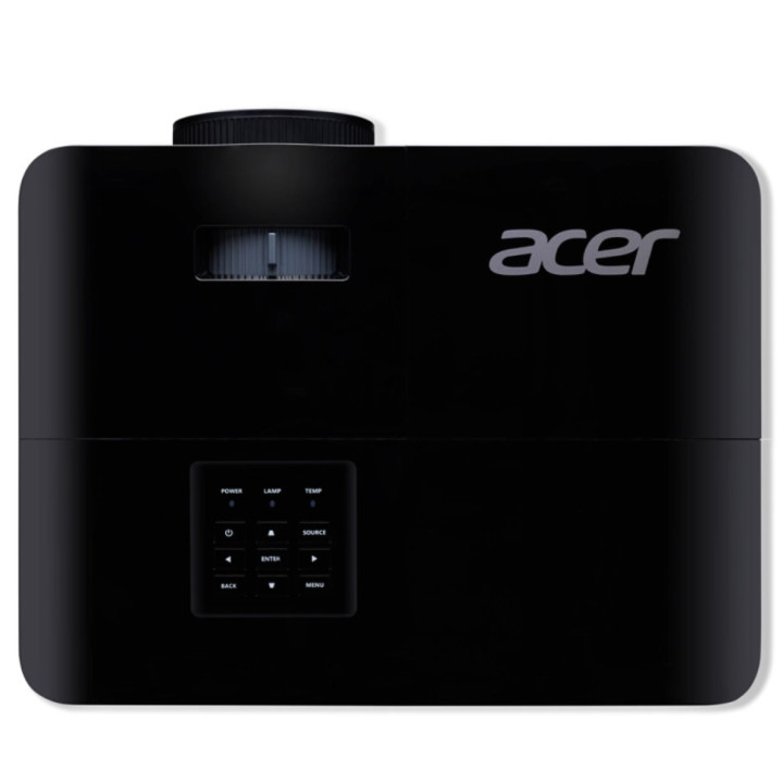 Проектор Acer X1228i, DLP, XGA (1024x768), 4800 ANSI Lm, 20 000:1, 3D, Auto keystone, HDMI, WiFi, VGA in, USB, RCA, RS232, Audio in/out, DC Out (5V/1A), 3W Speaker, Black - MR.JTV11.001