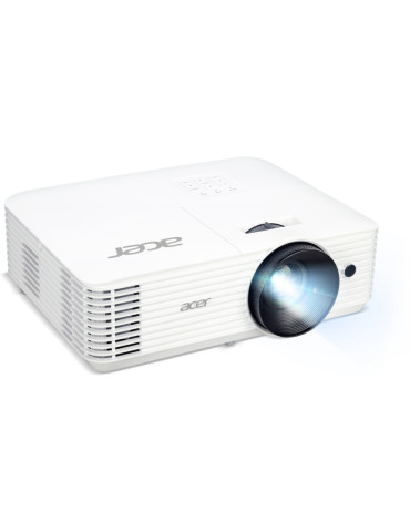 Проектор Acer H5386BDi, DLP, WXGA (1280 x 720), 5000 ANSI Lumens, 20000:1, 3D, Wireless dongle included, HDMI, VGA, RS-232, Audio in, RCA, Wifi, Speaker 3W, Bag, White - MR.JSE11.001