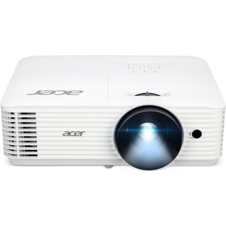 Проектор Acer H5386BDi, DLP, WXGA (1280 x 720), 5000 ANSI Lumens, 20000:1, 3D, Wireless dongle included, HDMI, VGA, RS-232, Audio in, RCA, Wifi, Speaker 3W, Bag, White - MR.JSE11.001