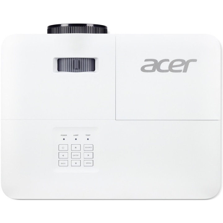 Проектор Acer H5386BDi, DLP, WXGA (1280 x 720), 5000 ANSI Lumens, 20000:1, 3D, Wireless dongle included, HDMI, VGA, RS-232, Audio in, RCA, Wifi, Speaker 3W, Bag, White - MR.JSE11.001
