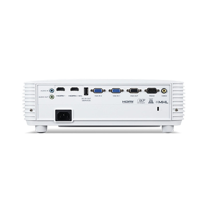 Проектор Acer X1629HK, DLP, WUXGA (1920x1200), 4800 ANSI Lm, 10000:1, 3D, Auto Keystone, 24/7 operation, Low input lag, AC power on, 2xHDMI/MHL, no VGA, RCA, RS232, DC Out (5V/1.5A), Audio in/out, 1x10W, White - MR.JV911.001