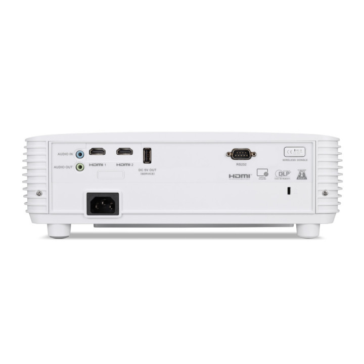 Проектор Acer X1529Ki, DLP, 1080p (1920x1080), 4800Lm, Wireless dongle included, 1.1 optical zoom, 10000:1, HDMI*2, PC Audio mini jack x 1, RS232, DC Out (5V/1.5A, USB Type A) x 1, 10W Speaker - MR.JW311.001