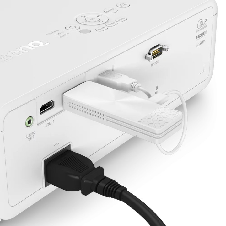 Адаптер BenQ Qcast Mirror QP30 HDMI Wireless Dongle 2.4GHz/5GHz dual band, Supports iOS, Android, Windows, Mac, or Chrome devices - 5A.JH328.004