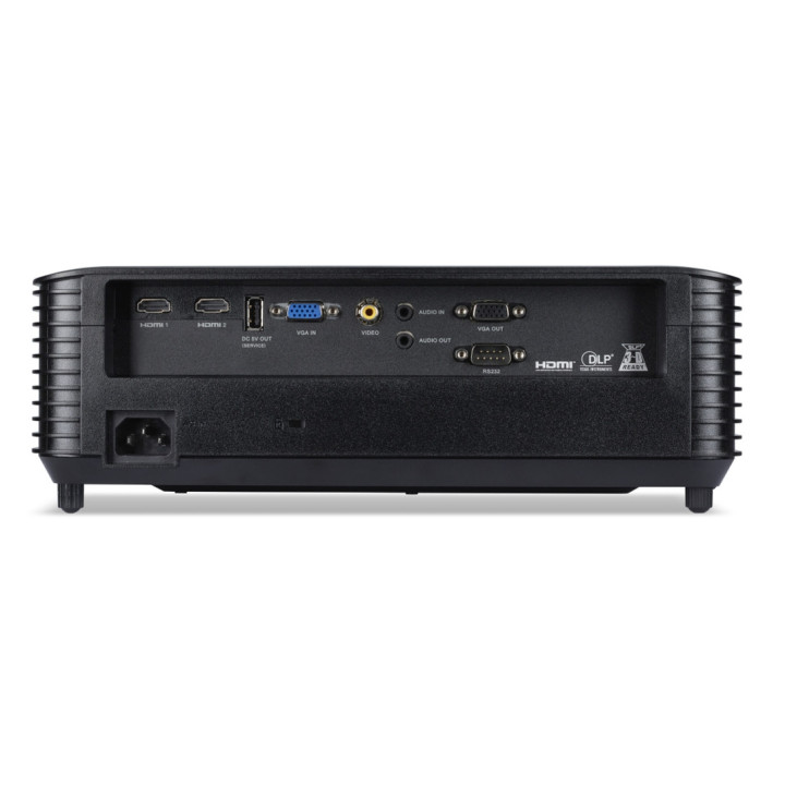 Проектор Acer X1328, DLP, WXGA (1280 x800), 5000 ANSI Lm, 20 000:1, 3D, Auto keystone, 2*HDMI, VGA in/out, RCA, RS232, Audio in/out, DC Out (5V/1A), 3W Speaker, Black - MR.JX611.001