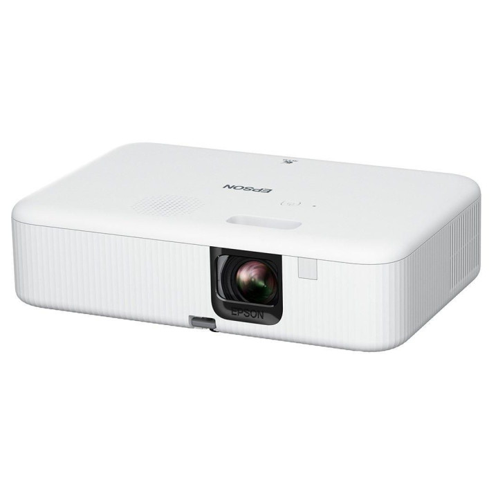 Проектор Epson CO-FH01, Full HD 1080p (1920 x 1080, 16:9), 3000 ANSI lumens, 16 000:1, WLAN (optional), USB 2.0, HDMI, Lamp warr: 6000h, White - V11HA84040