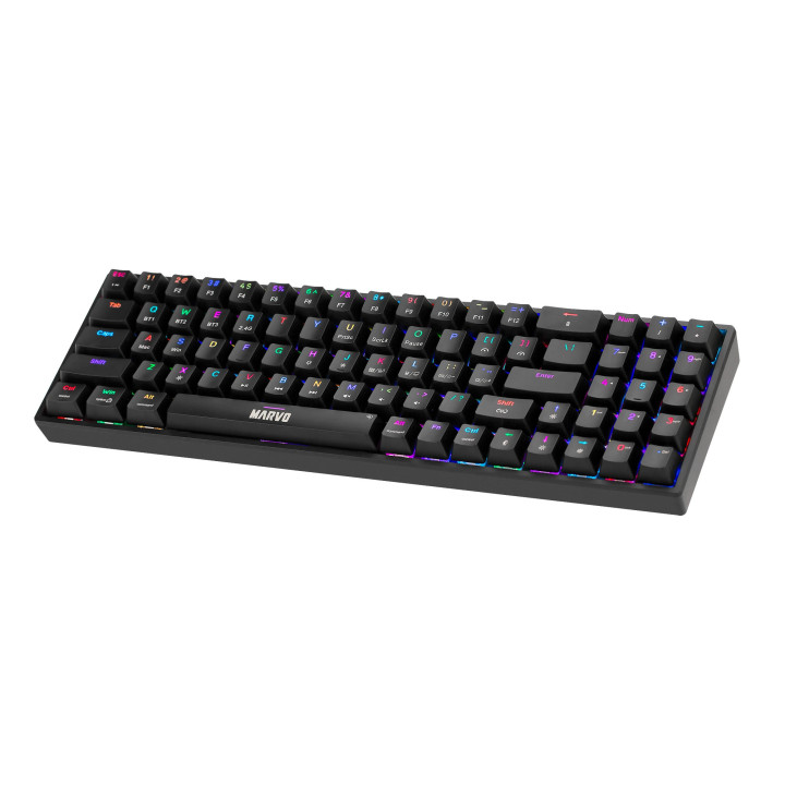 Bluetooth механична геймърска клавиатура Marvo Shogo 78W, KG956W, Bluetooth 5.0, 2.4G - MARVO-KG956W