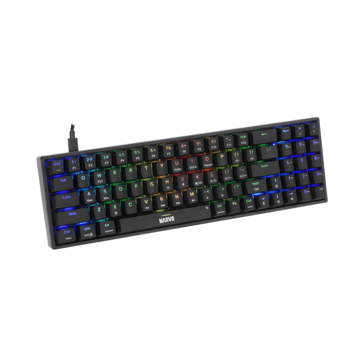 Геймърска клавиатура Marvo Shogo 78, RGB, 78 keys - MARVO-KG956