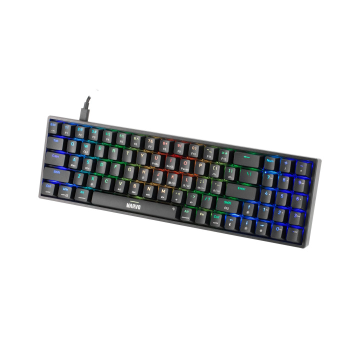 Геймърска клавиатура Marvo Shogo 78, RGB, 78 keys - MARVO-KG956