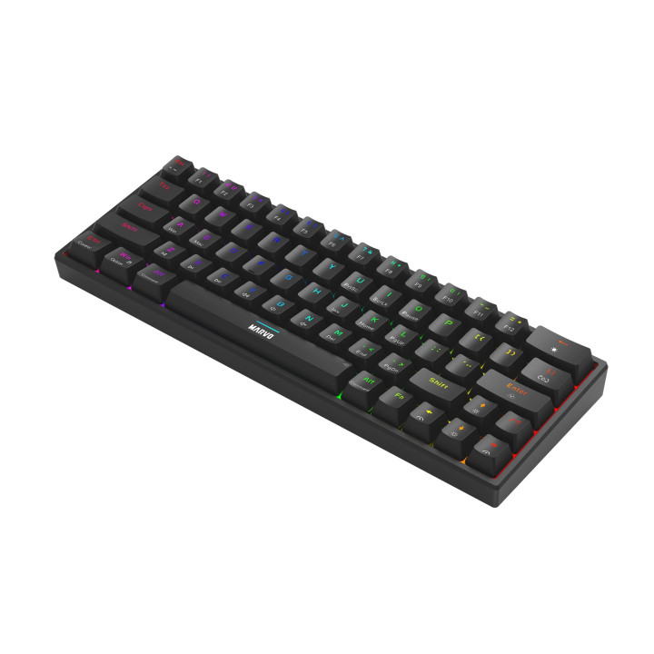 Механична геймърска клавиатура Marvo KG955 Shogo 63, TKL, 63 keys - MARVO-KG955