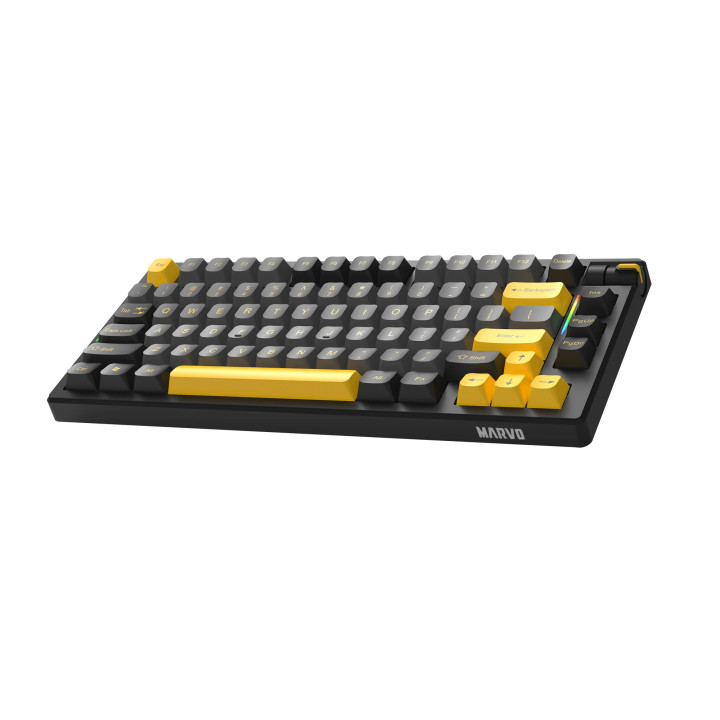 Bluetooth механична геймърска клавиатура Marvo KG958W Mega 80W, Bluetooth 5.0, 2.4G - MARVO-KG958W