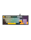 Геймърска клавиатура Marvo Soldat S50B, Rainbow, 98 keys - MARVO-K638B